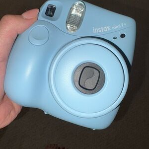 Instax Mini 7+ Camera in Soft Blue
